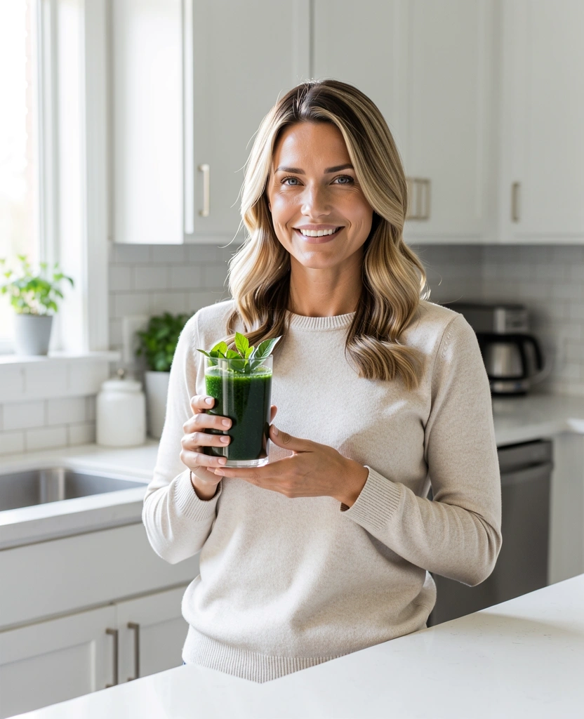Nutritionist preparing natural men's health support